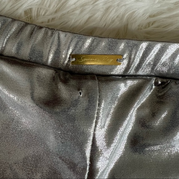 NEW Sommer Ray High Rise Silver Bikini Bottoms Size XL - Picture 5 of 7